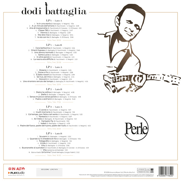 PERLE - TRIPLO VINILE 12'