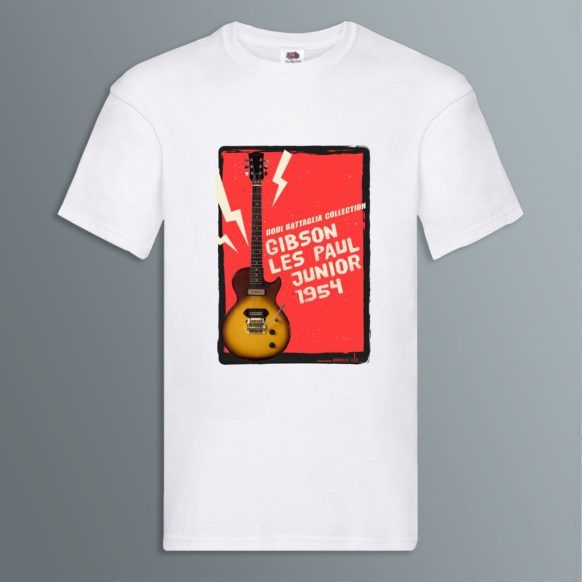 T-SHIRT GIBSON LES PAUL JUNIOR 54 - BIANCA